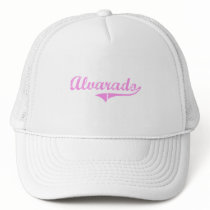 Alvarado Last Name Classic Style Mesh Hat