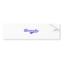 Alvarado Surname Classic Style Bumper Stickers