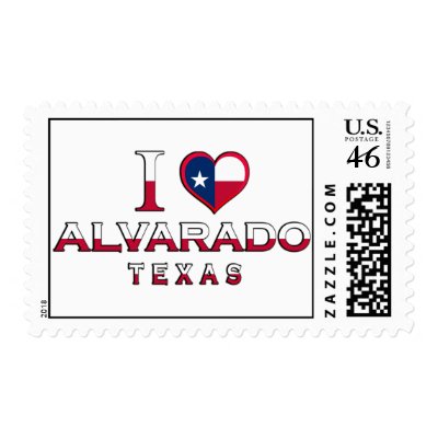 Alvarado, Texas Postage Stamps by cityshirtsUSA
