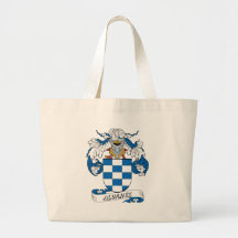 Alvarez Family Crest Tote Bags