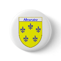 Alverado Coat of Arms/Family Crest Button