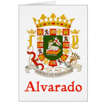 Alverado Shield of Puerto Rico Greeting Cards