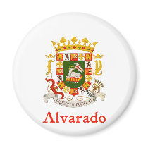 Alverado Shield of Puerto Rico Magnets