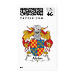 Alvim Family Crest Postage