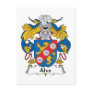 Alvo Family Crest Post Cards