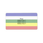 Alwar, Iceland flag Personalized Address Label