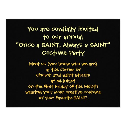 Always a SAINT Invites