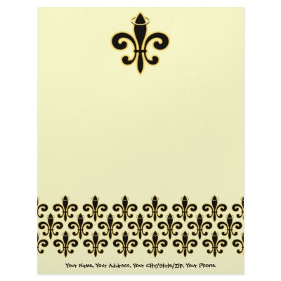 Always a SAINT Personalized Letterhead by ARTegrity
