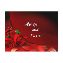 Always and Forever postcards by CaringHearts Always and Forever postcards
