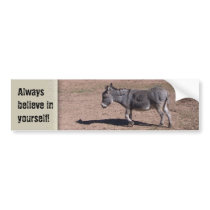 Always believe in yourself bumper sticker