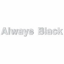 Always Black Polo2 embroidered shirts