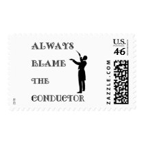 Always Blame the Conductor postage