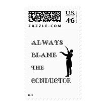 Always Blame the Conductor postage