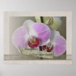 Always Follow Your Heart Orchids Print