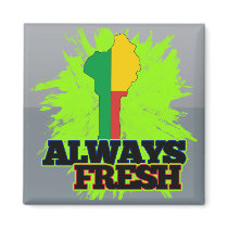 Always Fresh Benin Fridge Magnet