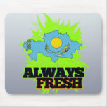 Always Fresh Kazakhstan Mousepads