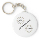 Always Game For Badminton Keychains