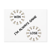Always Game For Badminton
