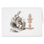 Always Good Timely Efforts Delay Procrastination Greeting Card