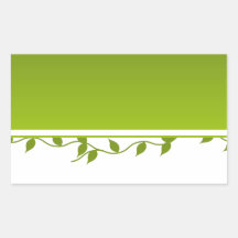 Always Green Rectangular Stickers