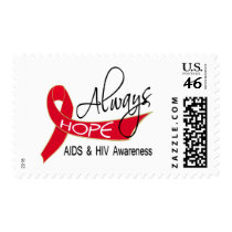 Always Hope AIDS Stamps