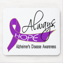 Always Hope Alzheimer's Disease Mouse Pad