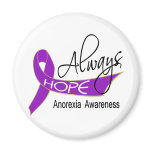 Always Hope Anorexia Refrigerator Magnet
