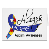 Always Hope Autism Greeting Card