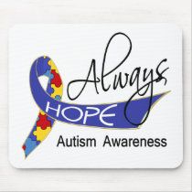 Always Hope Autism Mouse Pads