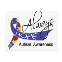 Always Hope Autism Post Cards