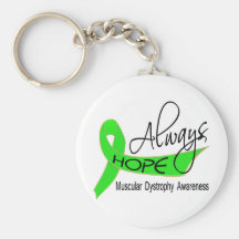 Always Hope Muscular Dystrophy Keychains