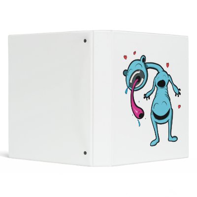 always in good company monster blue binders by monster_madhouse