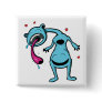always in good company monster blue pinback buttons