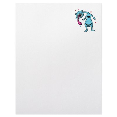 always in good company monster blue letterhead design by monster_madhouse
