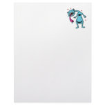 always in good company monster blue letterhead design