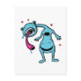 always in good company monster blue post cards