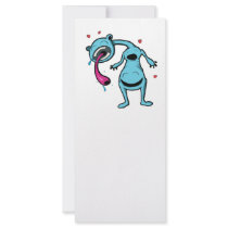always in good company monster blue custom rack cards
