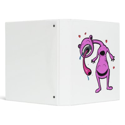 always in good company monster pink binder by monster_madhouse