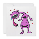 always in good company monster pink personalized invite