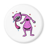 always in good company monster pink magnets