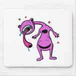 always in good company monster pink mousepad