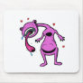 always in good company monster pink mousepad