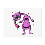 always in good company monster pink post cards