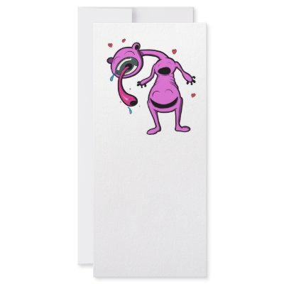 always in good company monster pink custom rack card by monster_madhouse