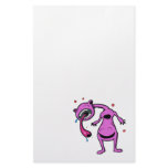 always in good company monster pink customized stationery