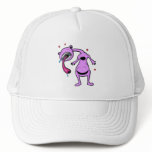 always in good company monster purple mesh hats