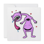 always in good company monster purple invitation