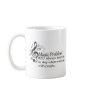 Always keeping in step when walking with people. coffee mugs