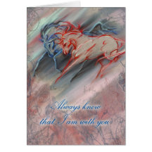 Always know that I am with you Greeting Cards