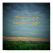 Always lay yourhead down in peace-Poster posters